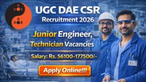 UGC DAE CSR Recruitment 2026