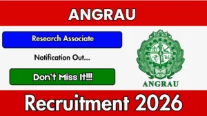 ANGRAU Research Associate Recruitment 2026