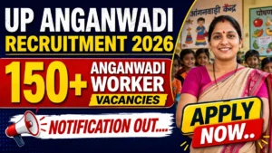 UP Anganwadi Worker Recruitment 2026 Notification Out – Apply Online for 198 Posts in Lucknow District