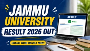 Jammu University Result 2026 Out