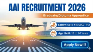 AAI Graduate/Diploma Apprentice Recruitment 2026 Out – Apply Online 06 Posts