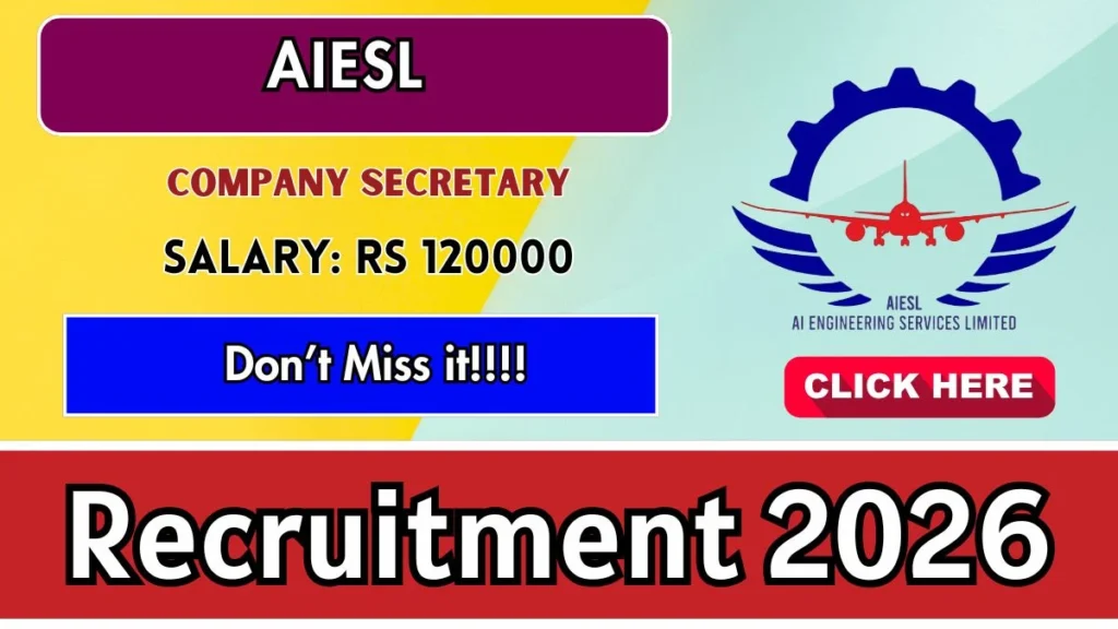 AIESL Company Secretary Recruitment 2026