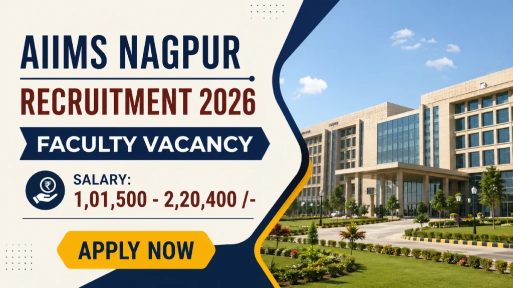 AIIMS Nagpur Recruitment 2026 – Apply Online for 80 Faculty Posts