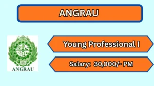ANGRAU Young Professional I Recruitment 2026