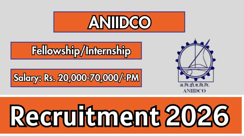 ANIIDCO Recruitment 2026 – Apply Offline for 14 Fellowship/Internship Posts