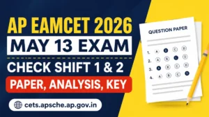 AP EAMCET 2026 May 13 Exam