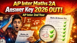 AP Inter 2nd Year Maths 2A Answer Key 2026 (Unofficial) – Check Section-Wise Solutions