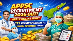 APPSC Recruitment 2026 Out – Apply Online 117 Junior Specialist, Junior Dental Specialist Posts