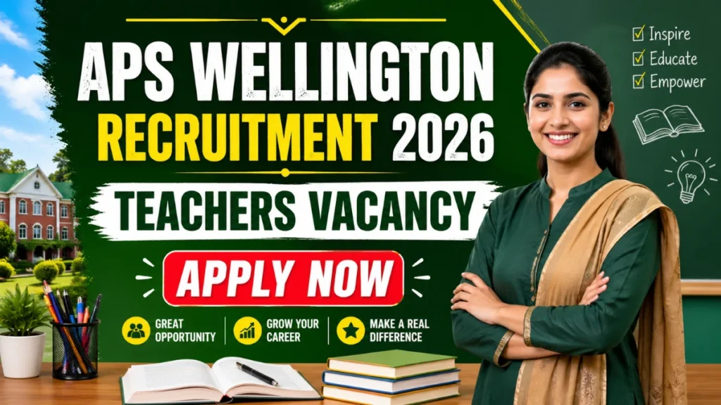 APS Wellington Recruitment 2026 – Apply Offline for Teachers Posts