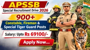APSSB Recruitment 2026 Out – Apply Online 984 Constable, Fireman and More Posts