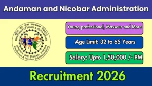 Andaman and Nicobar Administration Recruitment 2026 Out