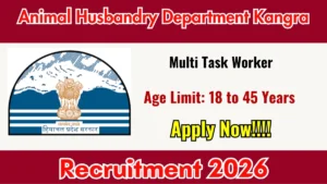 Animal Husbandry Department Kangra Multi Task Worker Recruitment 2026 Out