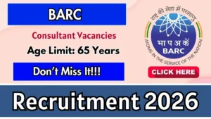 BARC Consultant Recruitment 2026 – Apply Offline for 60 Posts