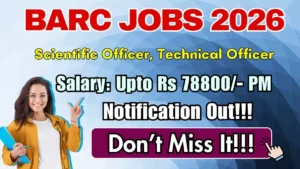 BARC Recruitment 2026 – Apply Online for 21 Scientific Officer, Technical Officer Posts