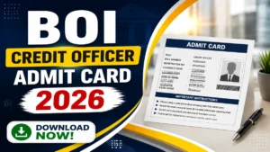 BOI Credit Officer Interview Call Letter 2026 (Out)