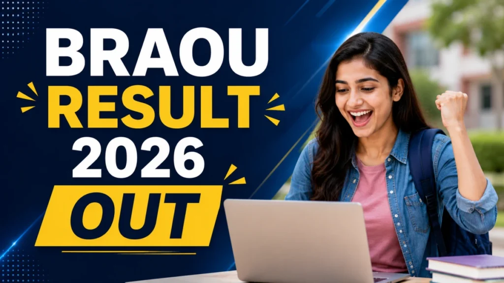 BRAOU Result 2026 Out – Check Pre PhD January Exam Result Online at braouonline.in