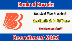 Bank of Baroda Assistant Vice President Recruitment 2026 Out – Apply Online 04 Posts