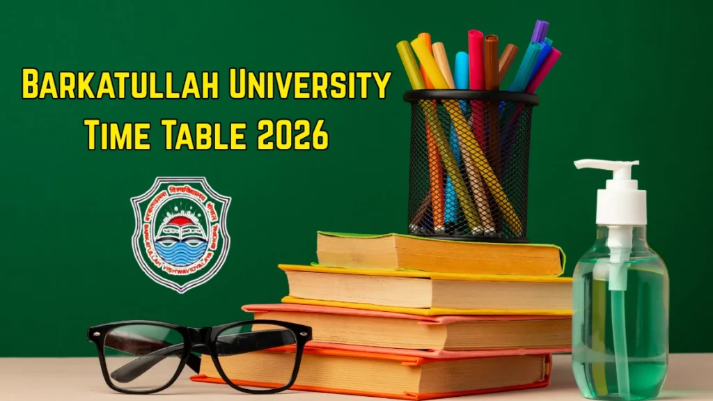 Barkatullah University Time Table 2026 Announced P.G. Diploma @ bubhopal.ac.in Details Here