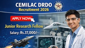 CEMILAC DRDO Junior Research Fellow Recruitment 2026