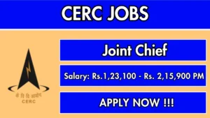 CERC Joint Chief Recruitment 2026