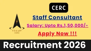 CERC Staff Consultant Recruitment 2026