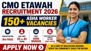 CMO Etawah Rural ASHA Worker Recruitment 2026