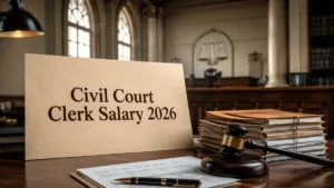 Civil Court Clerk Salary 2026: Fixed Pay Scale, Eligibility & Last Date