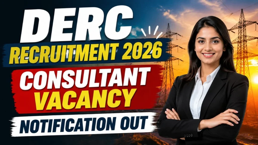 DERC Consultant Recruitment 2026 – Apply Online