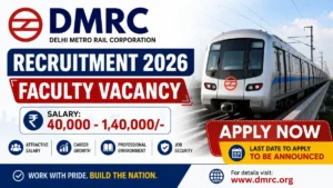 DMRC Executive Recruitment 2026 – Apply Offline