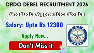 DRDO DEBEL Graduate Apprentice Recruitment 2026