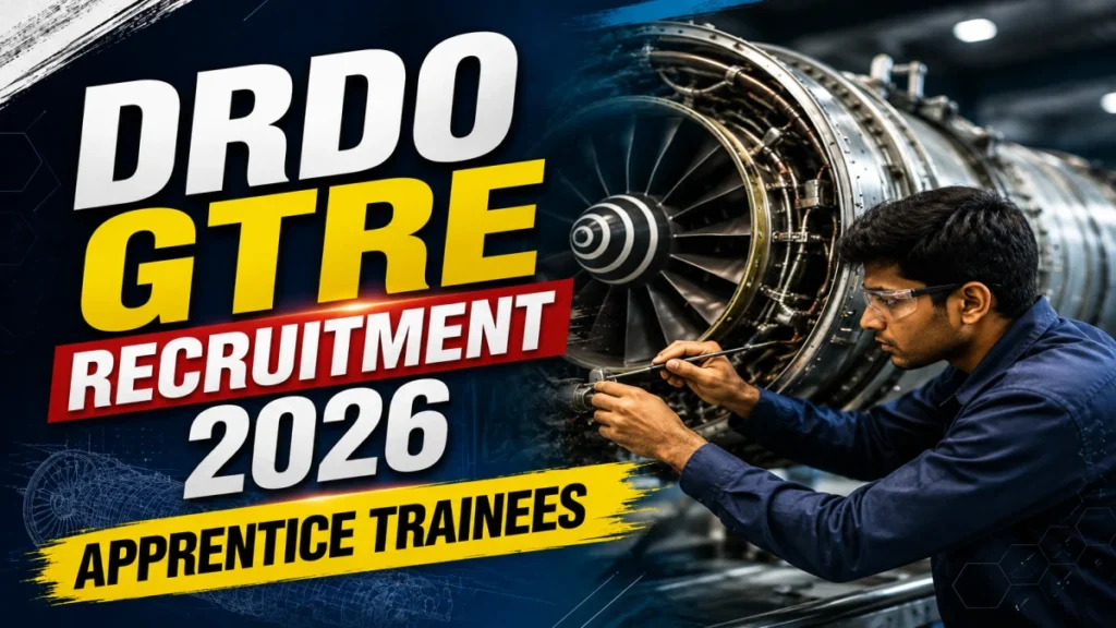 DRDO GTRE Recruitment 2026 – Walk in for 150 Apprentice Trainees Vacancies