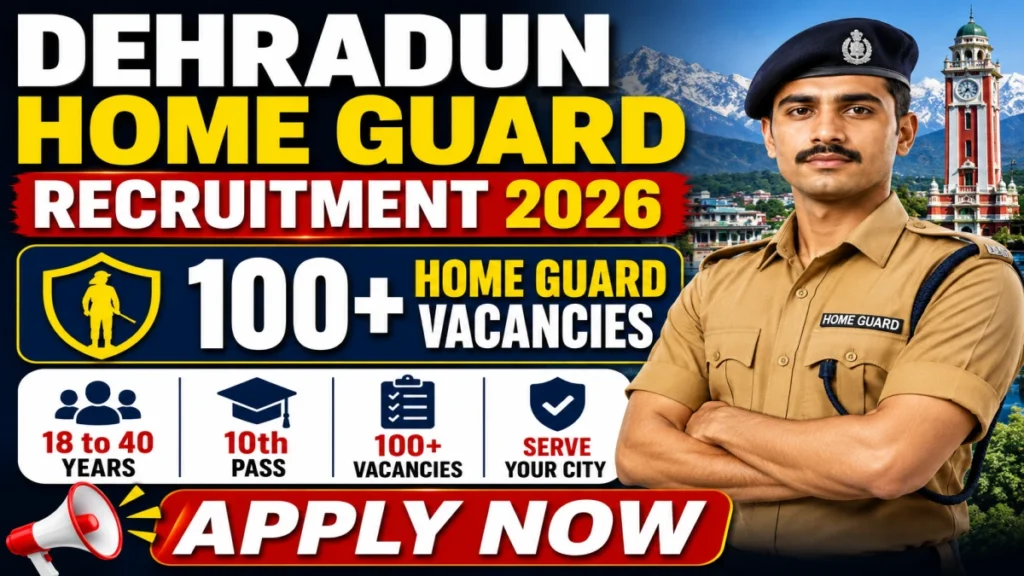 Dehradun Home Guard Recruitment 2026 Notification Out