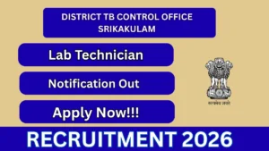 District TB Control Office Srikakulam Lab Technician Recruitment 2026