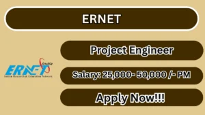 ERNET Recruitment 2026 – Apply Online for Project Engineer Posts