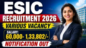 ESIC Recruitment 2026 – Walkin for 19 Full Time Specialists, Senior Residents and More Posts