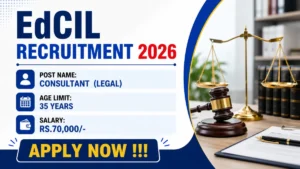 EdCIL Consultant Recruitment 2026 – Apply Online for 10 Posts