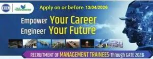 Engineers India Management Trainee Vacancy by GATE-2026