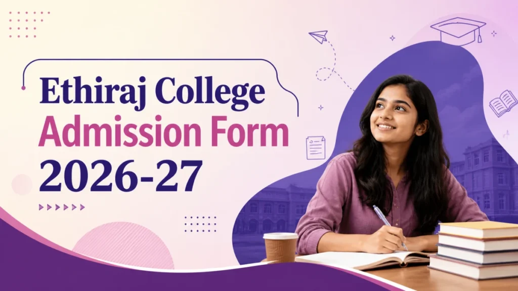 Ethiraj College Admission Form 2026-27: Apply Online, Last Date, Eligibility & Fees