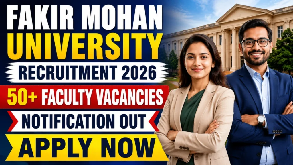 FM University Faculty Recruitment 2026