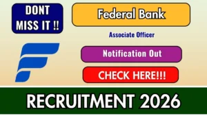 Federal Bank Associate Officer Recruitment 2026