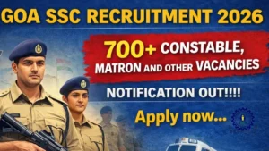 Goa Police Recruitment 2026 – Apply Online for 722 Constable, Matron and Other Posts