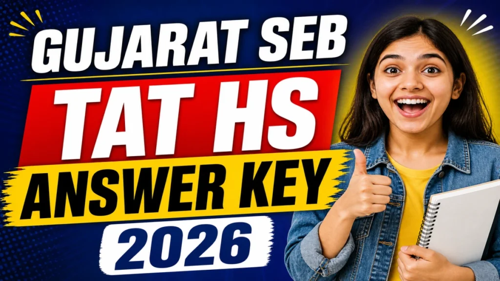 Gujarat SEB TAT HS Answer Key 2026 OUT