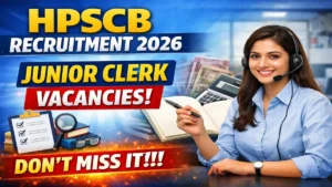 HPSCB Junior Clerk Recruitment 2026 Notification Out