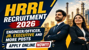 HRRL Recruitment 2026 Notification Out – 129 Engineer, Jr Executive & Officer Posts, Apply Online