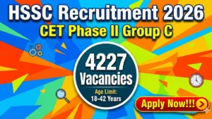 HSSC CET PhaseII Group C Recruitment 2026 Out