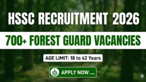 HSSC Forest Guard Recruitment 2026