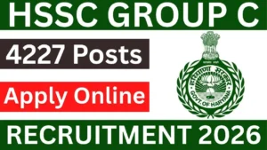 Haryana HSSC Group C Recruitment 2026 [4227 Post] Apply Online