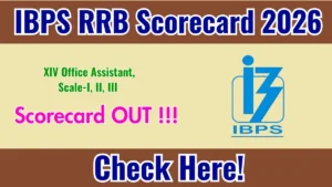 IBPS RRB XIV Office Assistant, Scale-I, II, III Scorecard 2026