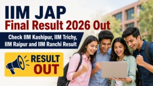 IIM JAP Final Result 2026 Out
