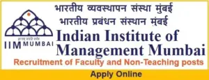 IIM Mumbai Faculty Non-Teaching Vacancy Recruitment 2026